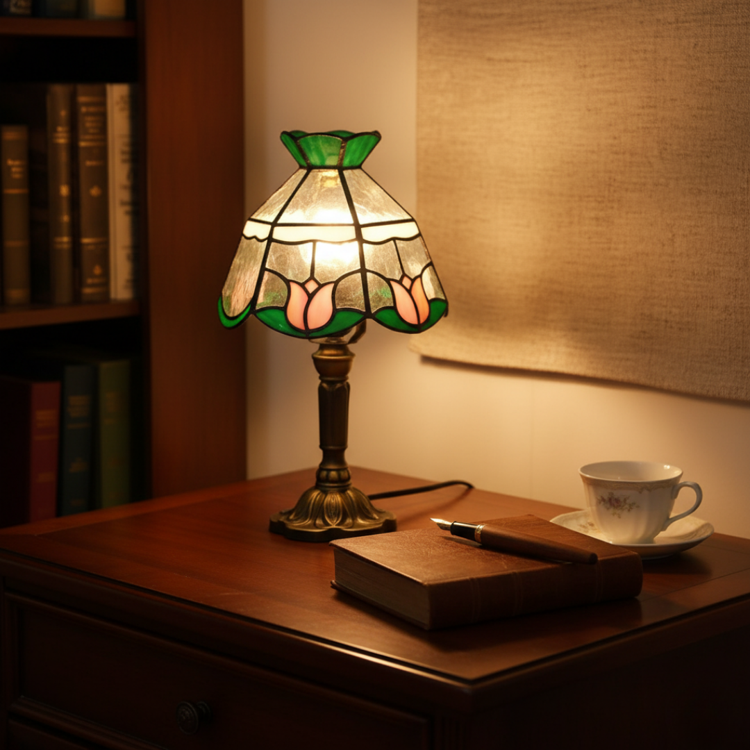 Antik Barock LED Bordslampa