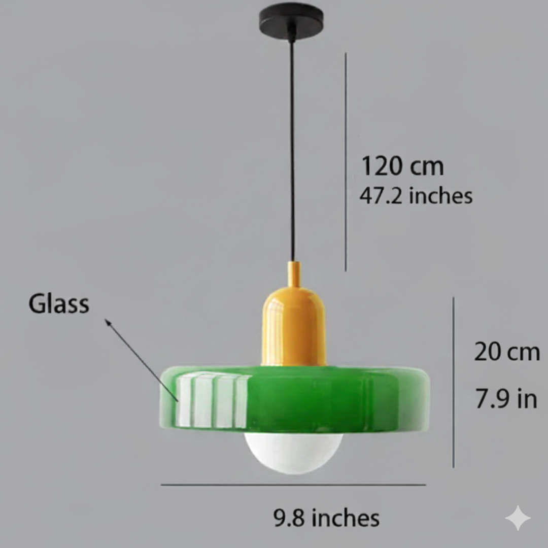 Kalle - Glass Pendant Light Bauhaus Furniture