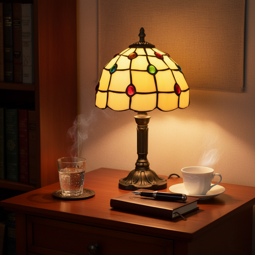 Art Deco Fönsterlampor i Glas