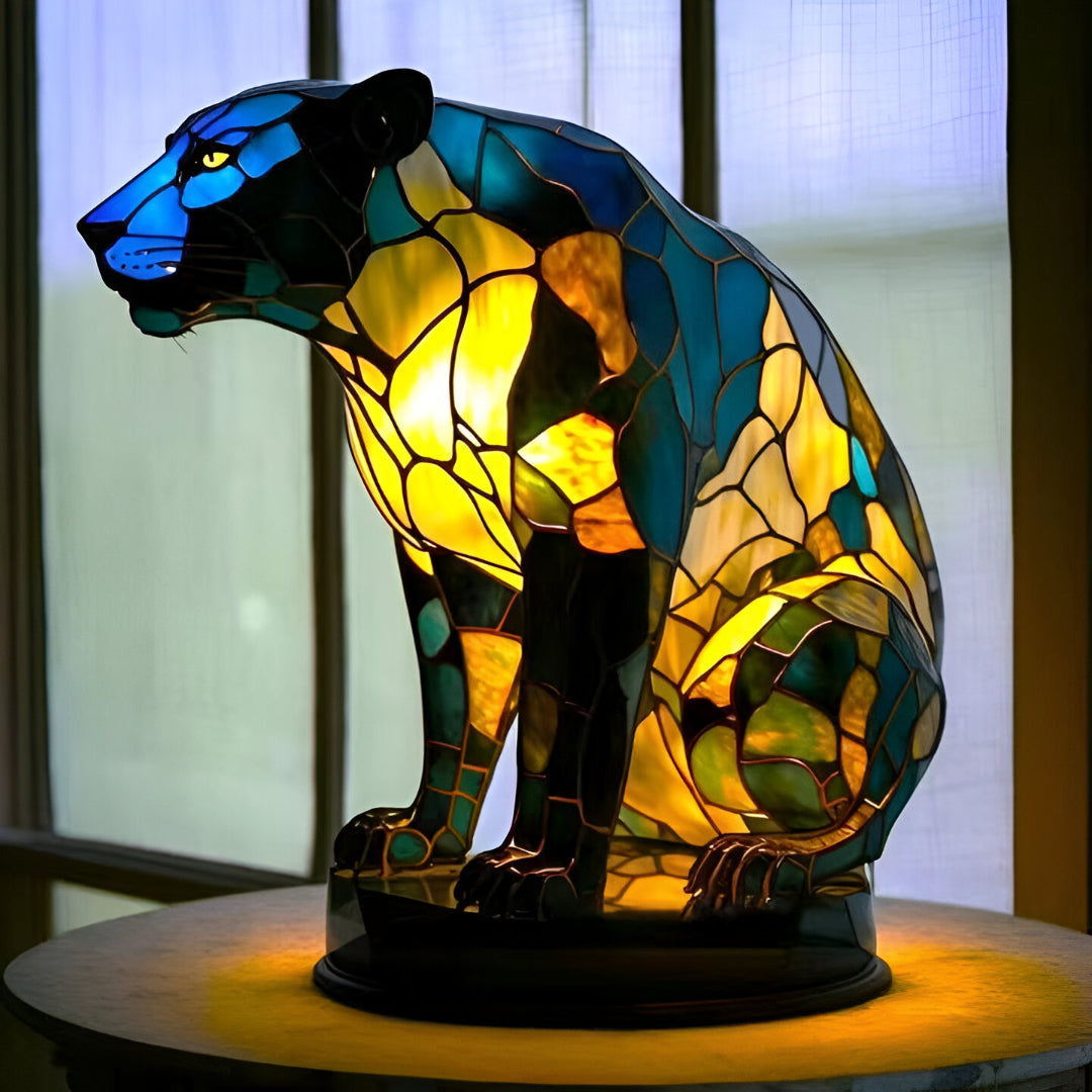 Enchanting Panther Lamp | Tiger Design