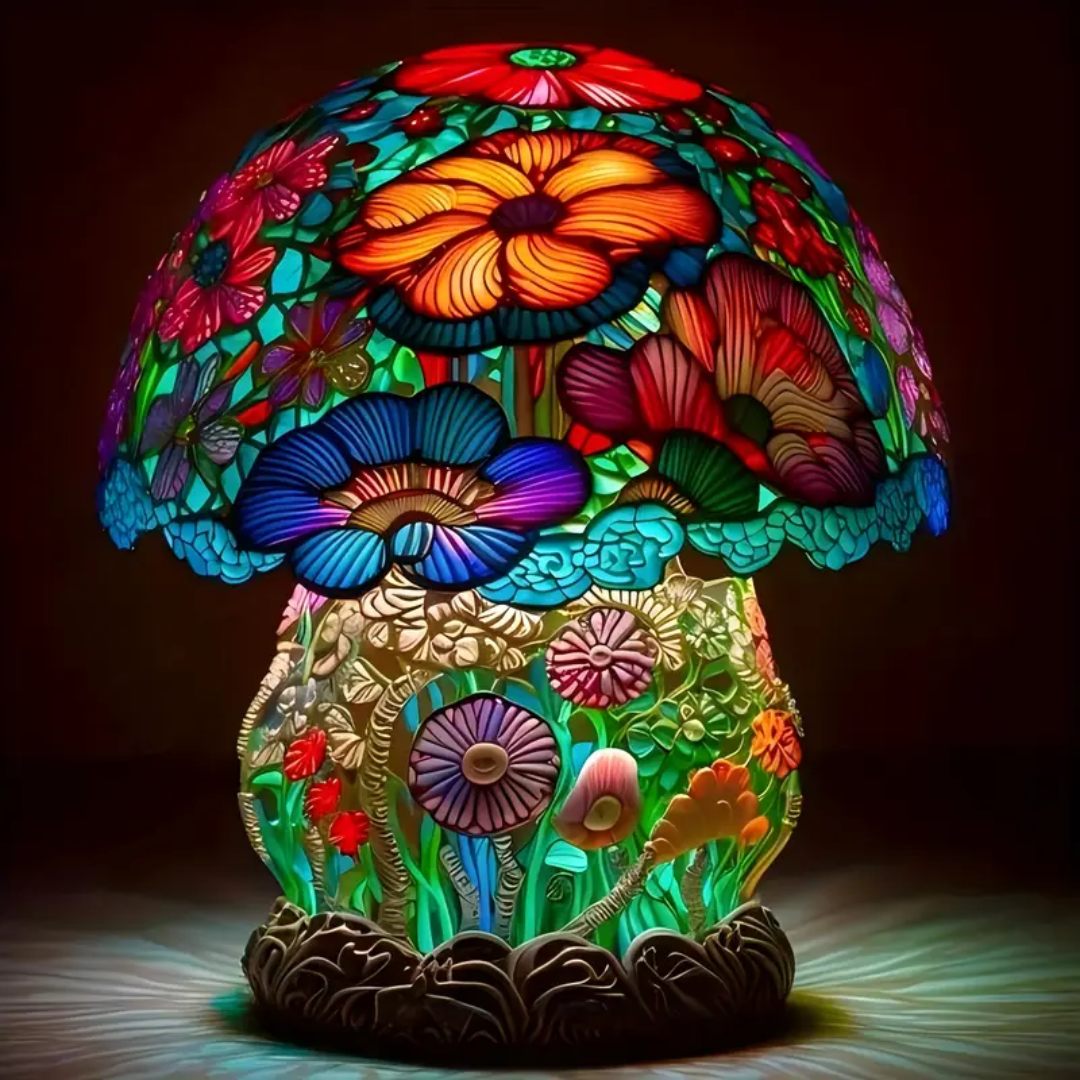 Frosted Mushroom Light